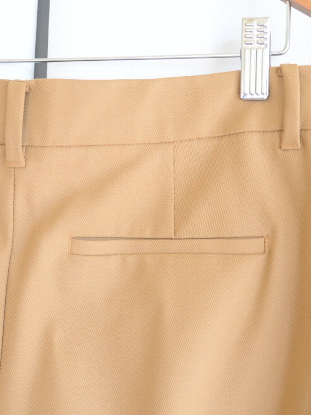 Aritzia Wilfred Tan Wool Tailored Pants Sz 10 - Picture 7 of 8